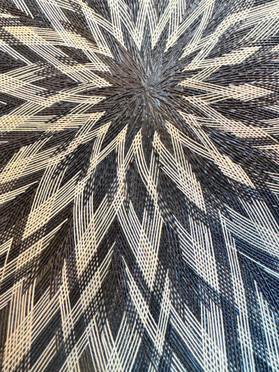 Tamo Black and Natural Woven Plate