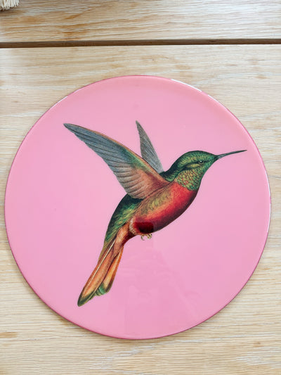 Hummingbird Placemat in Resin by Helecho