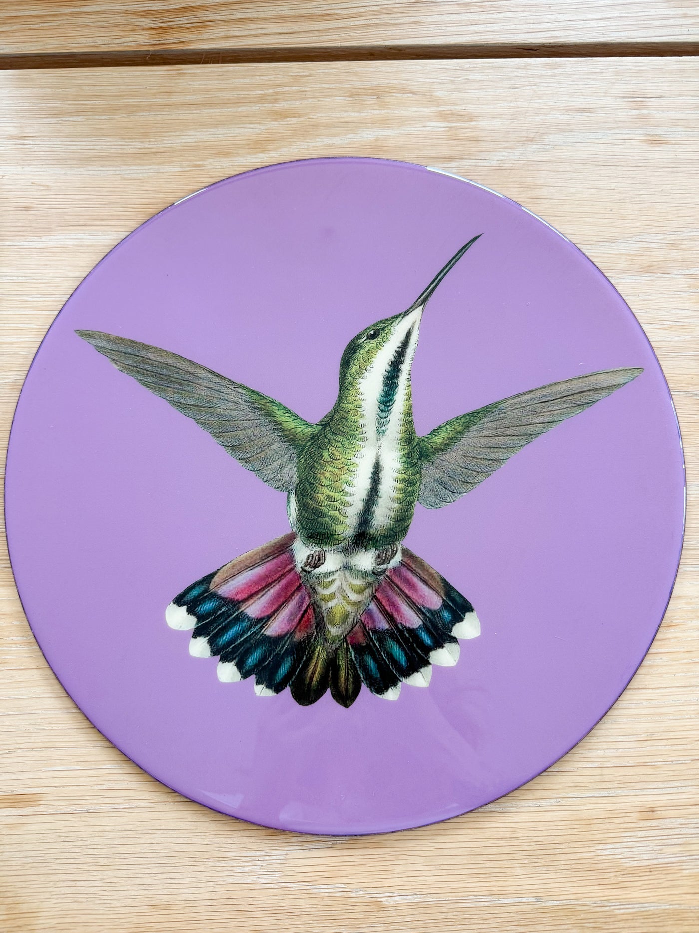 Hummingbird Placemat in Resin by Helecho