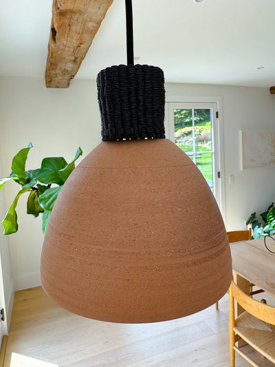 Hanging Lamps Made from Baked Clay