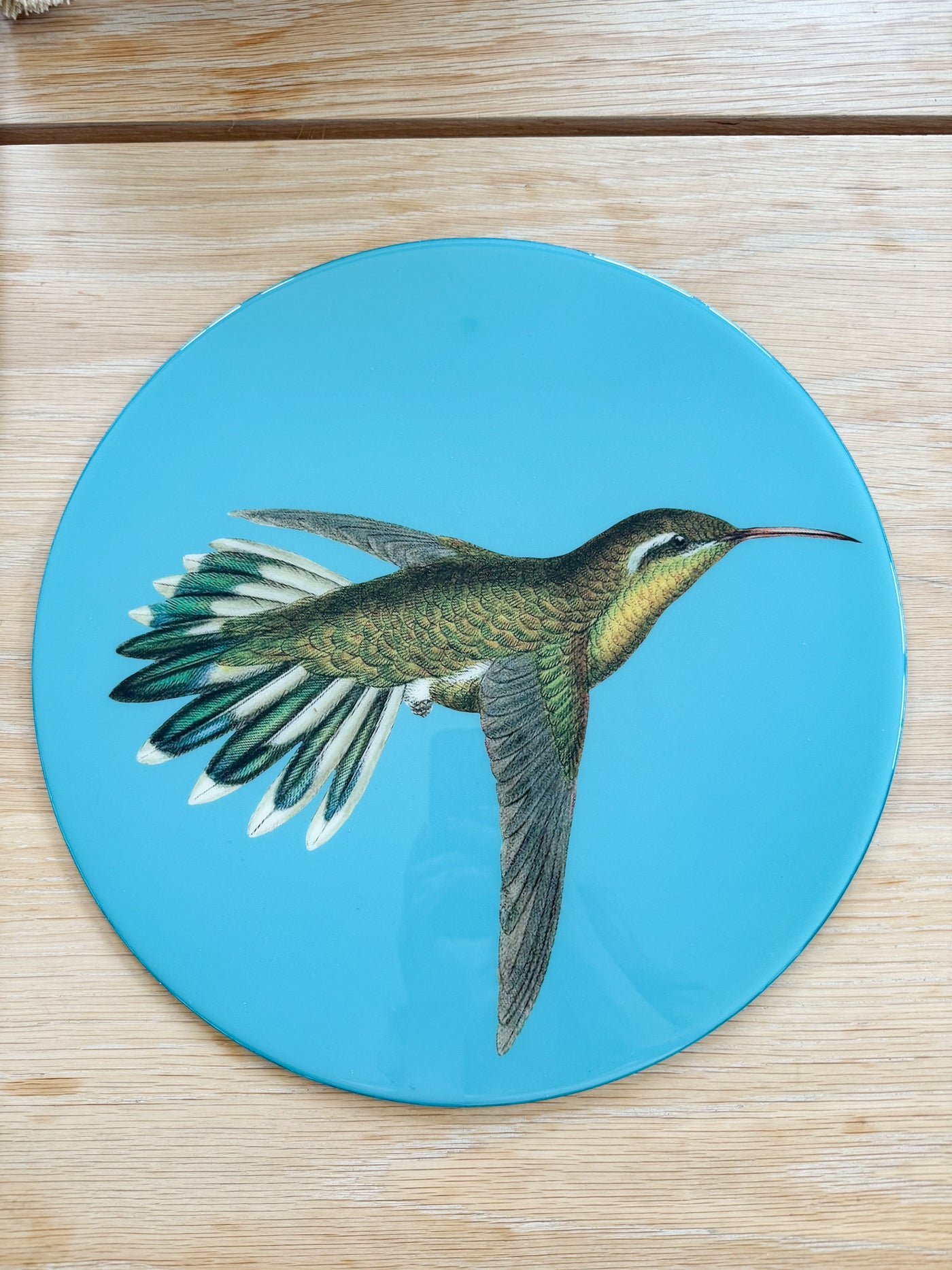 Hummingbird Placemat in Resin by Helecho