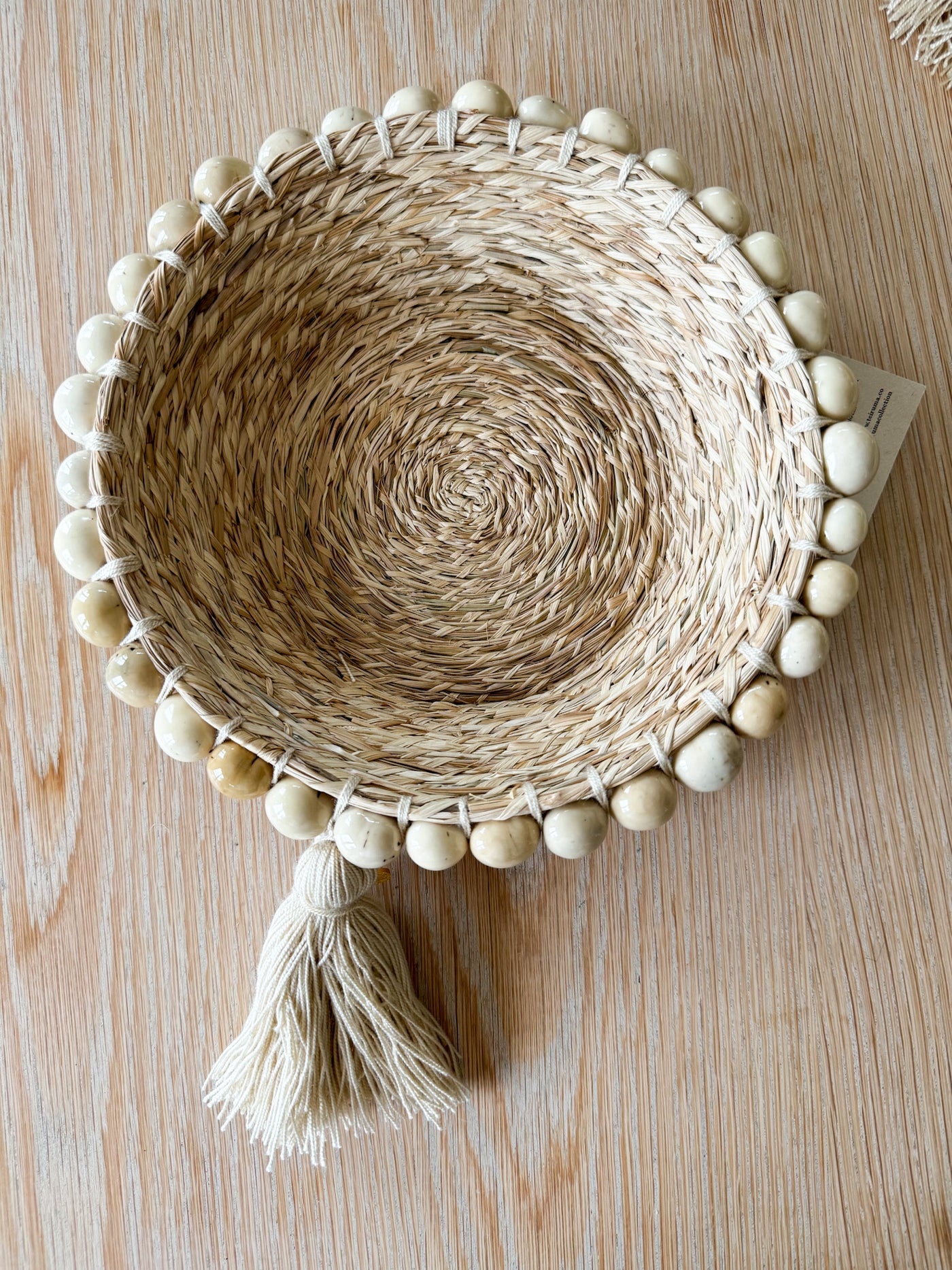 Teiruma - Fruit  Basket with Tawa Seeds Bone