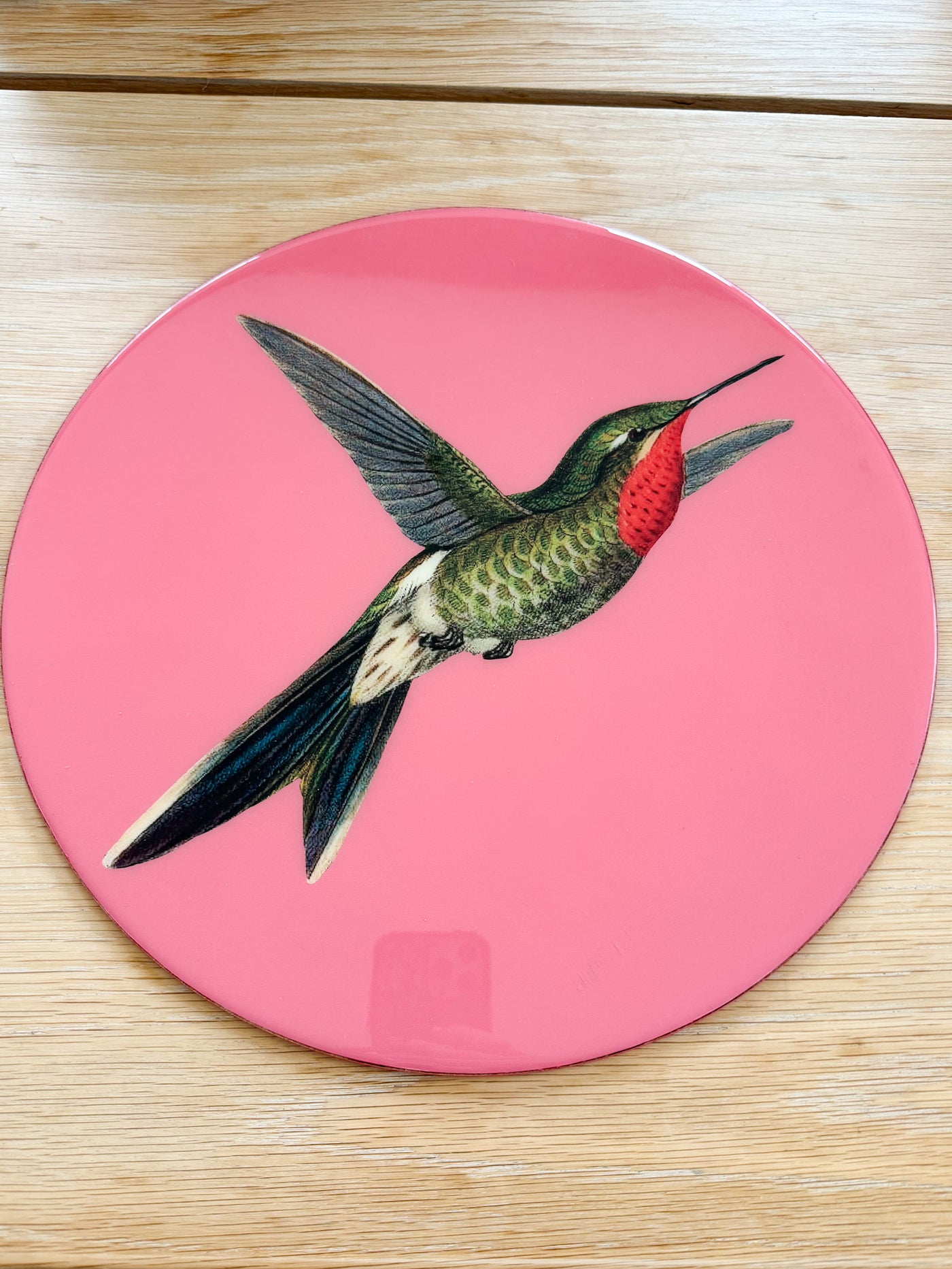 Hummingbird Placemat in Resin by Helecho