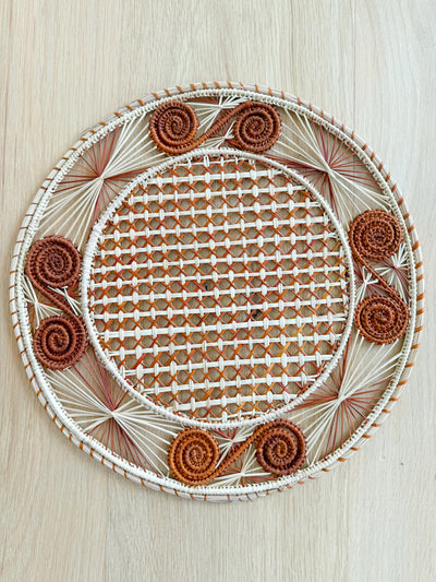 Woven Placemats with Color Thread