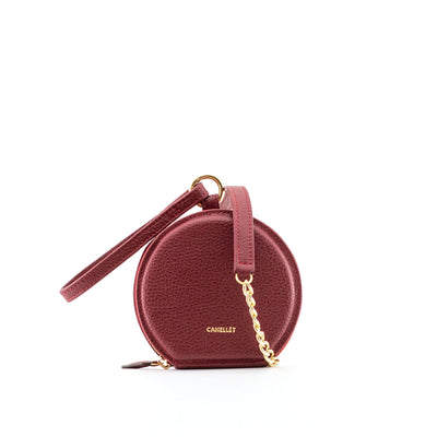 Cherry Red Scoop Mirror Mini Bag by Camellet