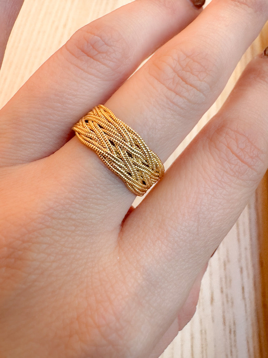 Filigree Single Braid Band