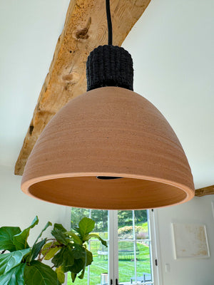 Hanging Lamps Made from Baked Clay