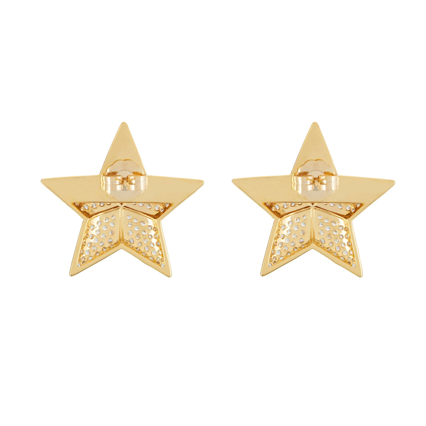 Bianka Star Earrings White by Senda