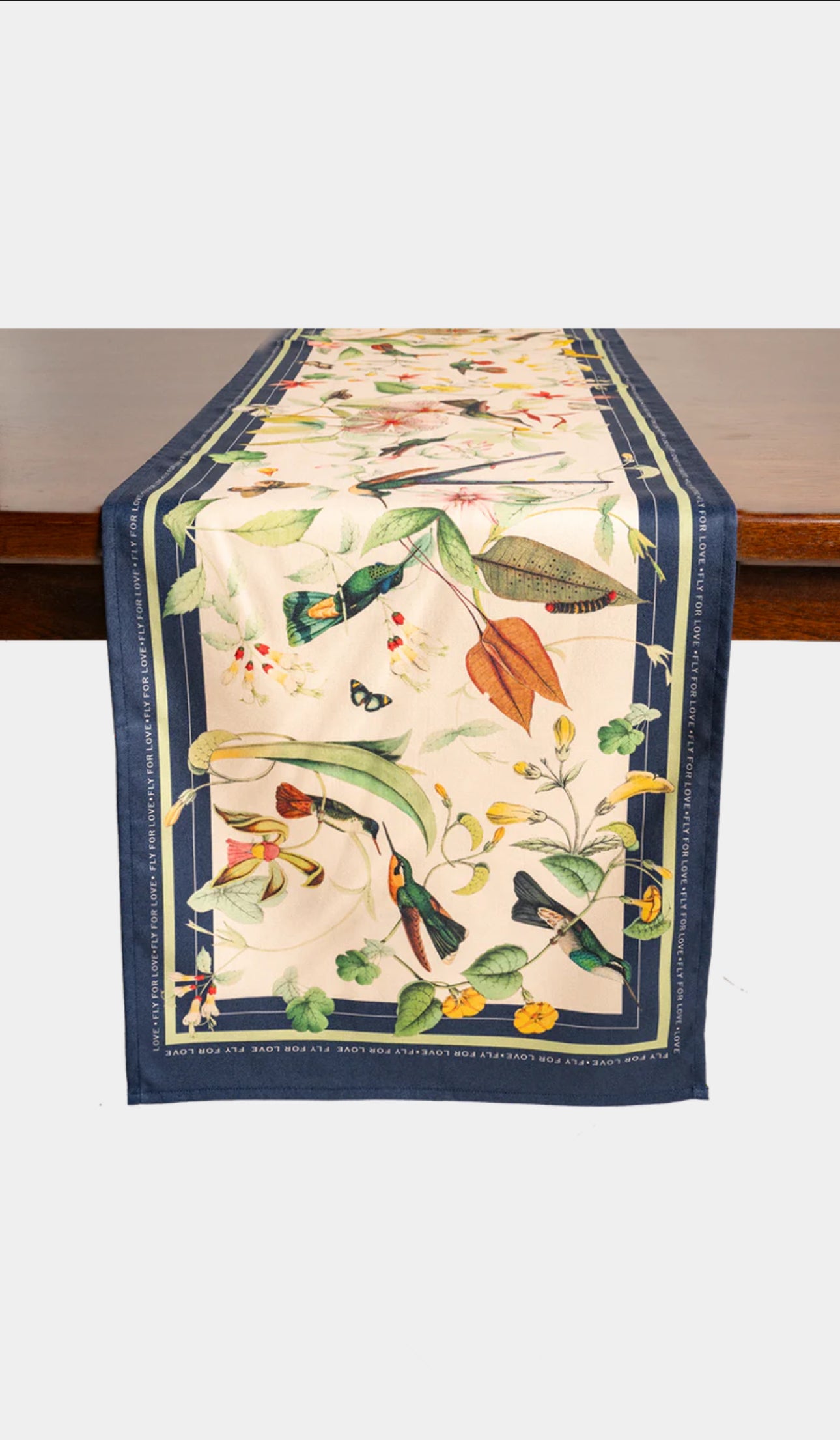 Hummingbird Table Runner by Muzaluci