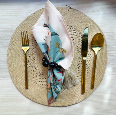 Iraca Palm Placemats - Wheat