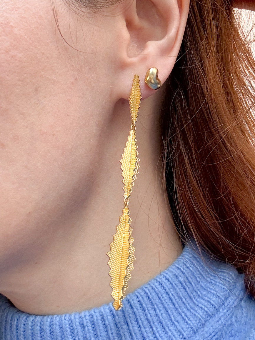 Hilar 2 Articulations Earrings by Pi Project