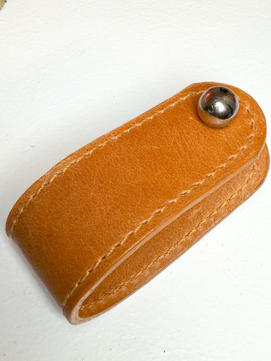 Brown Leather Key Holder