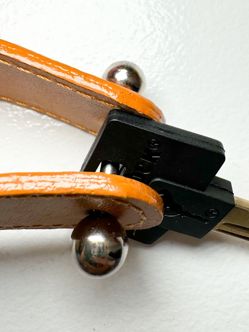 Brown Leather Key Holder