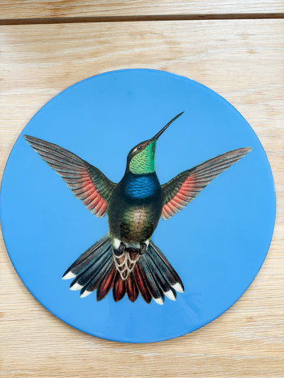 Hummingbird Placemat in Resin by Helecho