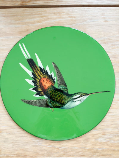 Hummingbird Placemat in Resin by Helecho