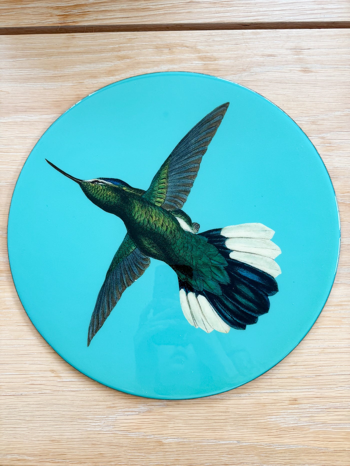 Hummingbird Placemat in Resin by Helecho