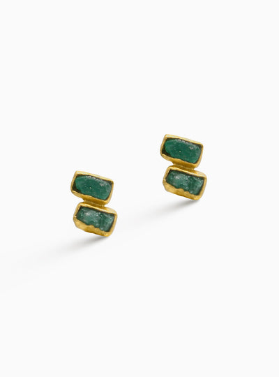 Maya 2 Stone Studs by Fenomena