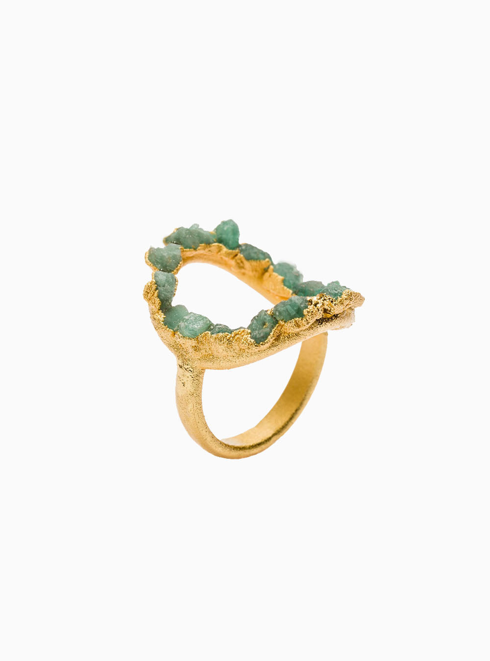 Donut Emerald Ring by Fenomena