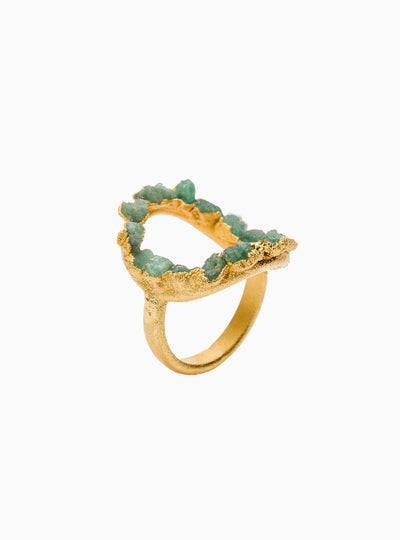 Donut Emerald Ring by Fenomena