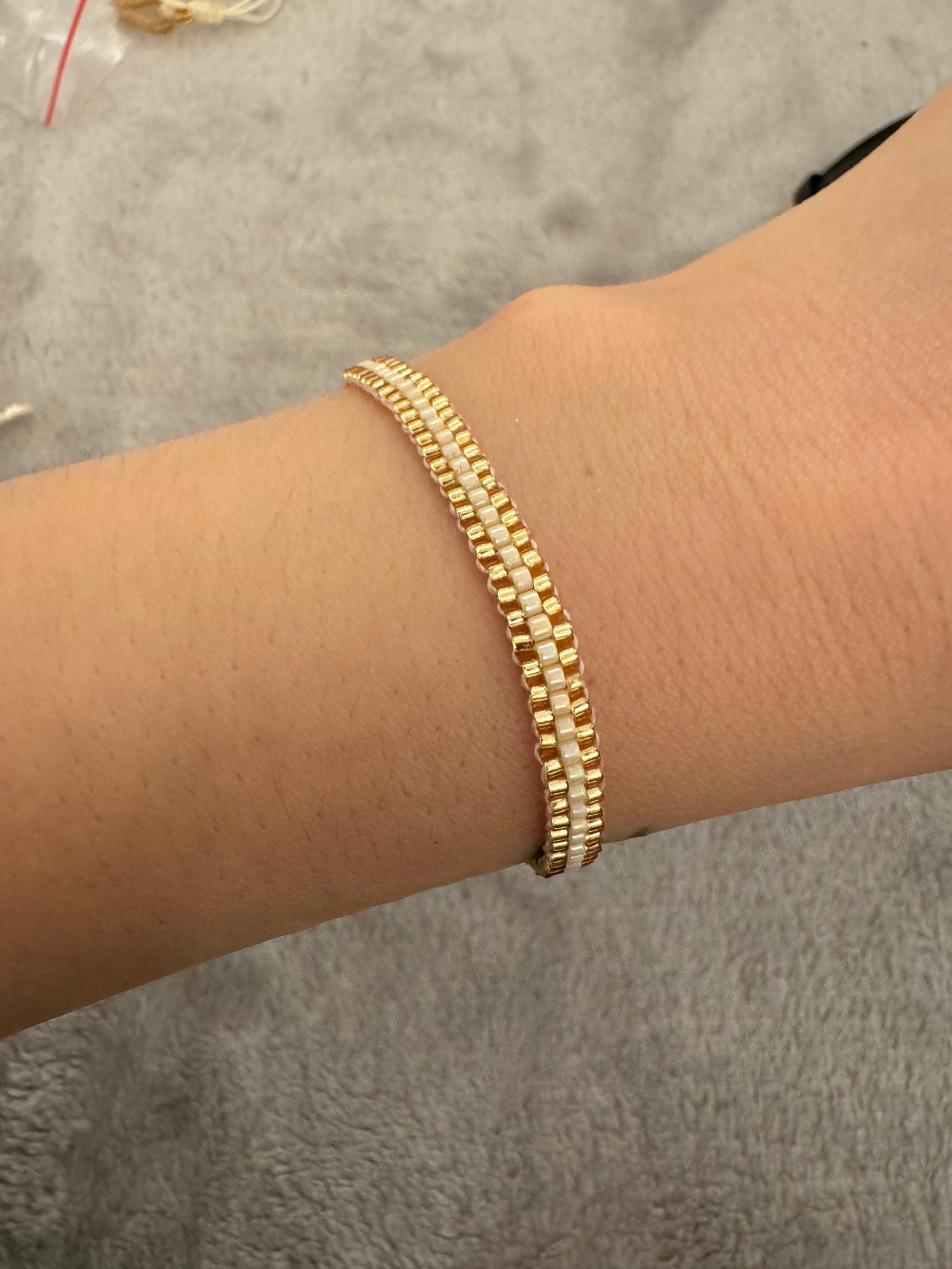 Santa Marta Beaded Bracelet Gold