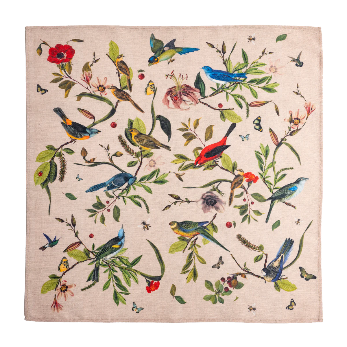 Wild Birds Napkins by Muzaluci