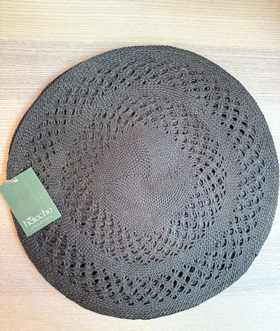 Sandona Rounded Placemats / Black