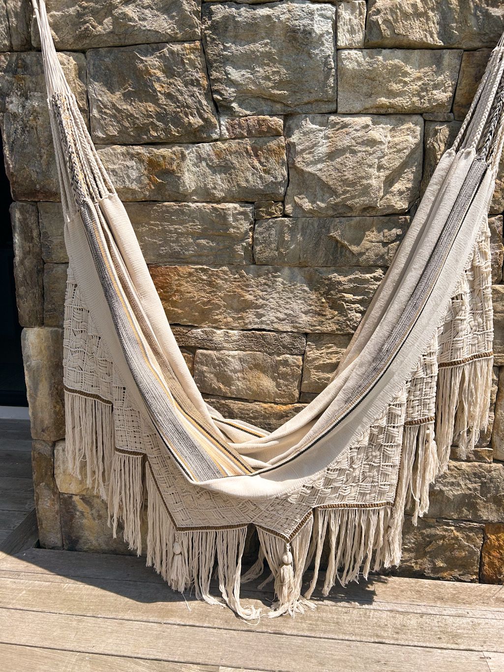 Tofeme Beige Hammock by Carpio Baltazar