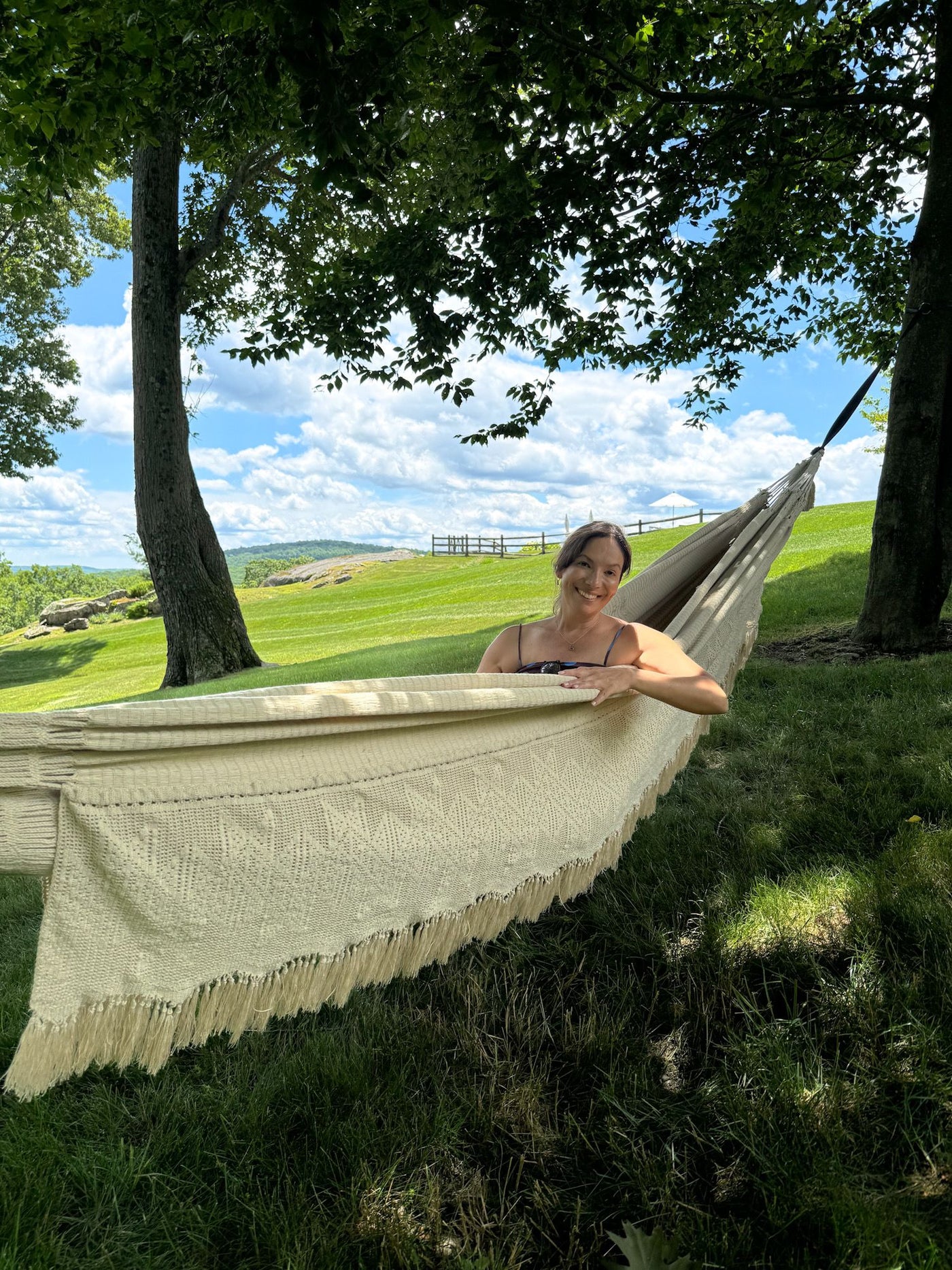 Hammock with Macrame by Helecho Collective