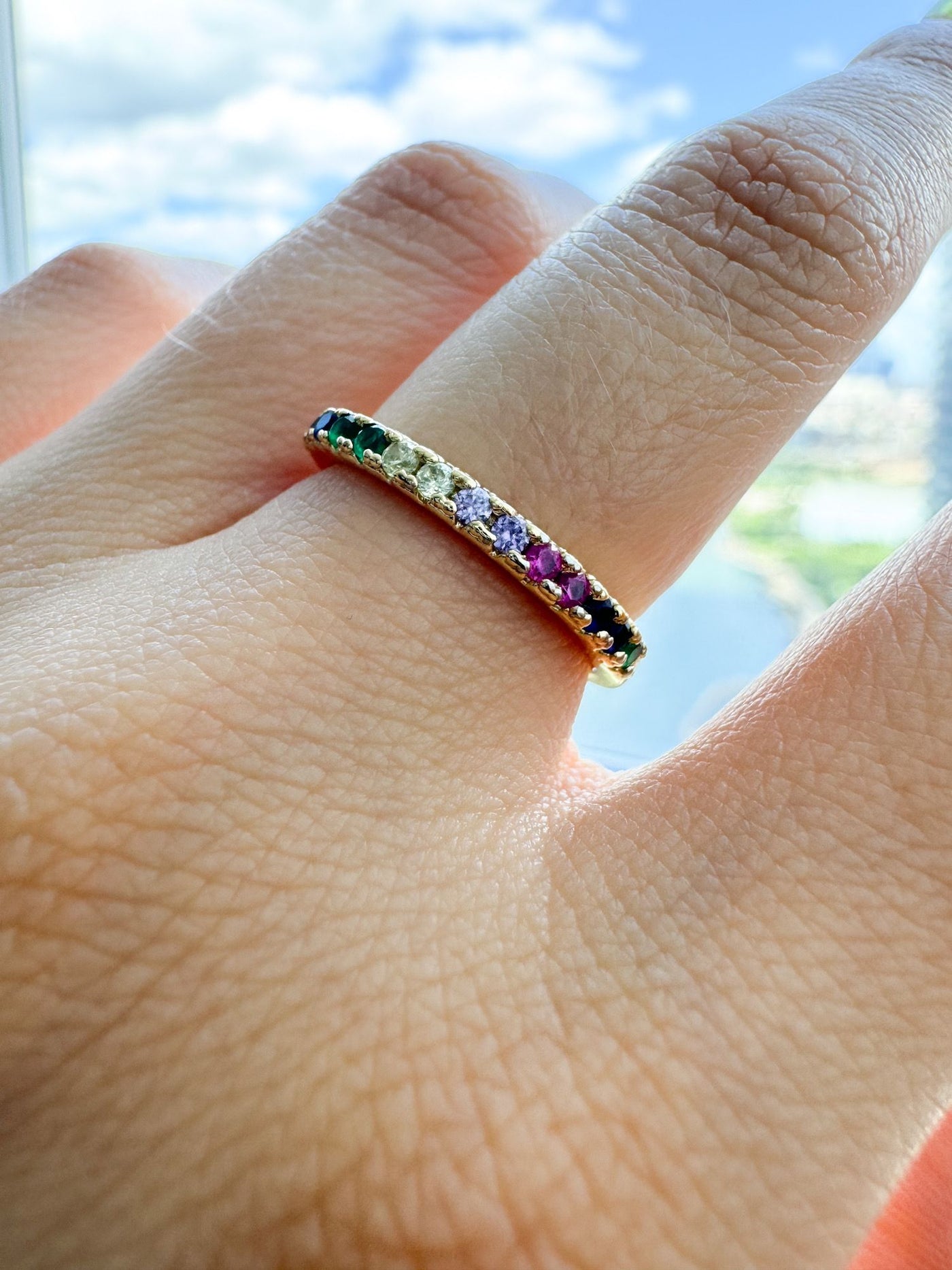 Multicolor Band Ring by Bichota