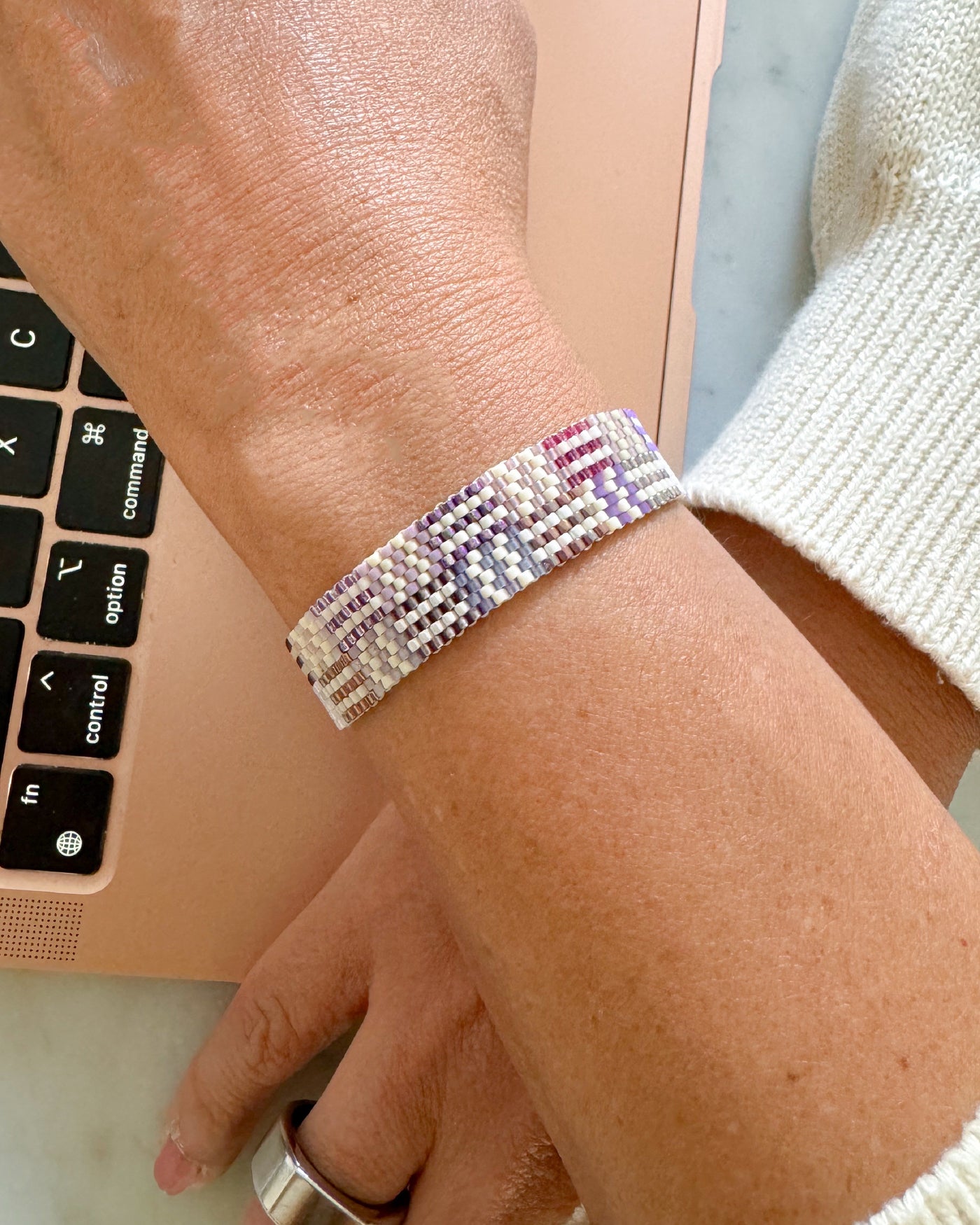 Miyuki Beaded Bracelet by PI Project