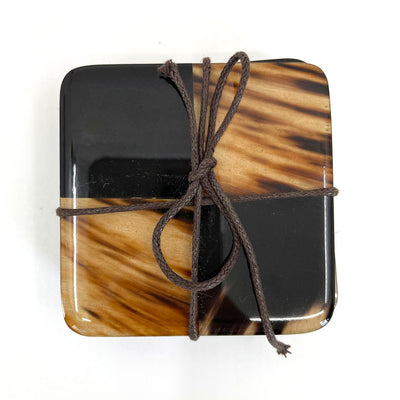 Horn Coasters by Mauricio Pulido - Square (Set of 6)