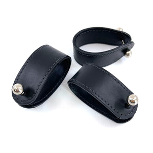 Leather Key Holder Black