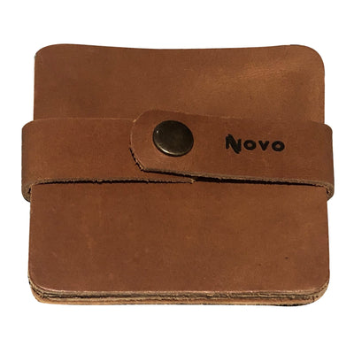 brown square leather coasters 